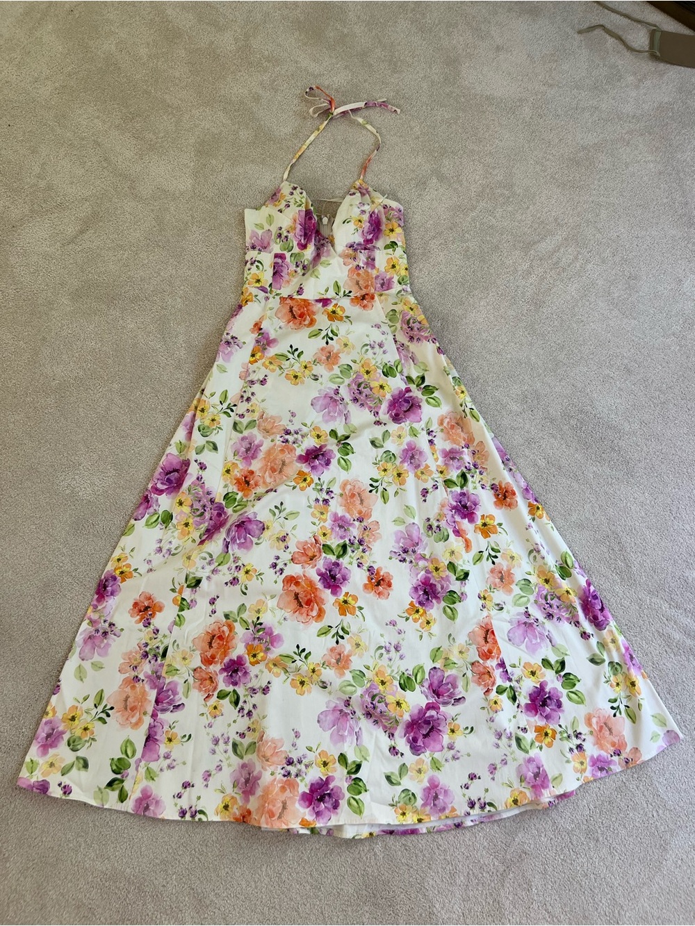 Favorite Daughter Floral Halter Midi Dress - “The Halting Traffic Dress”